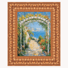 Load image into Gallery viewer, Ornate Wide Antique Gold Picture Frame 