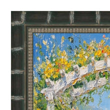 Load image into Gallery viewer, Boho Black Bamboo Wood Picture Frame