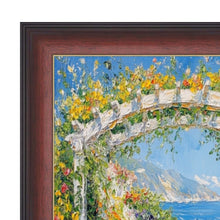 Load image into Gallery viewer, 11x14 Frame Diploma Mahogany With Gold Line Picture Frame
