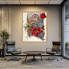 Load image into Gallery viewer, Corporate Office Decor Wal lArt 40x60 Frame|Business Office Art