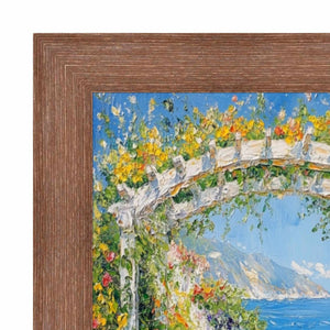16x20 Frame Rust Brown Grain Barnwood Picture Frame