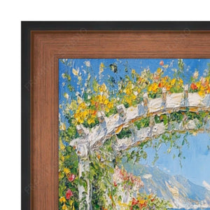11x14 Frame Vintage Brushed Rust Copper Black Picture Frame