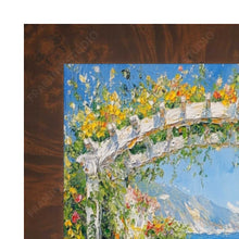 Load image into Gallery viewer, Brown Coffee Burl Wood Flat Picture Frame 