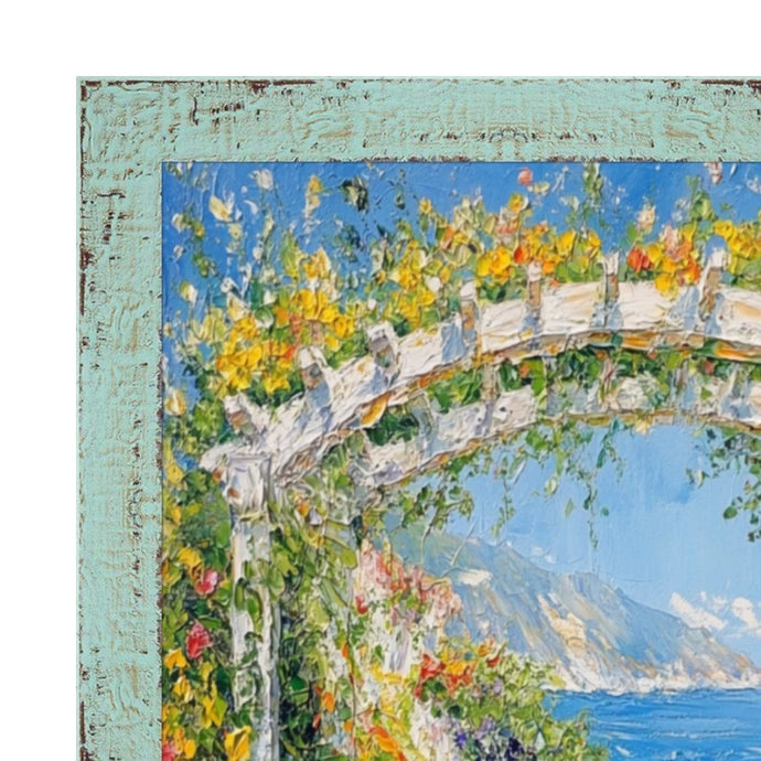 16x20 Frame Slim Teal Seaspray Chabi Chic Farmhouse Rustic Picture Frame