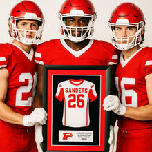 Load image into Gallery viewer, Football Jersey Frame High School Senior Night