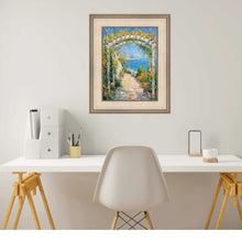 Load image into Gallery viewer, Wide Silver Leaf Flat Panel Picture Frame 