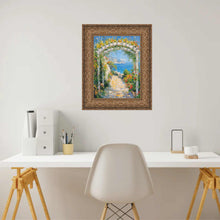 Load image into Gallery viewer, Wide Dark Gold Ornate Vine Picture Frame