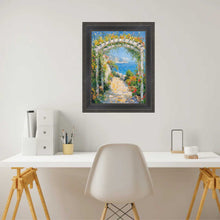 Load image into Gallery viewer, Black Hammered Flat Picture Frame 