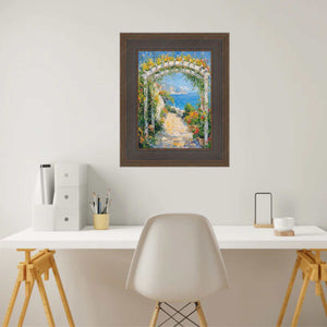 16x20 Frame Wide Gold Black Flat Panel Picture Frame