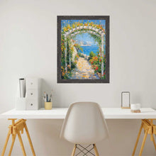 Load image into Gallery viewer, 16x20 Frame Slim Teal Seaspray Chabi Chic Farmhouse Rustic Picture Frame