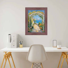 Load image into Gallery viewer, Drift Barnwood Hibiscus Rustic Picture Frame 