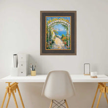 Load image into Gallery viewer, Wide Black Antique Gold Picture Frame 