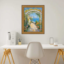 Load image into Gallery viewer, 16x20 Frame Industrial Gold Metal Slope Picture Frame