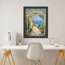 Load image into Gallery viewer, Industrial Slim Black Iron Asphalt Picture Frame-D11087 