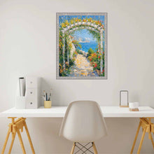 Load image into Gallery viewer, 16x20 Frame Slim Bright Chrome Silver Pebbled Texture Picture Frame