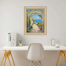 Load image into Gallery viewer, Gold Brushed Modern  Contemporary  Scoop Picture Frame 