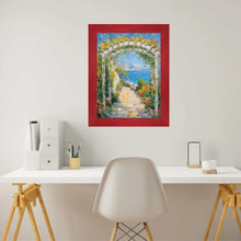 Load image into Gallery viewer, 16x20 Frame Modern Red Burl Wood Flat Picture Frame