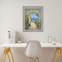 Load image into Gallery viewer, 16x20 Frame Grey White Wash Grain Barnwood Picture Frame