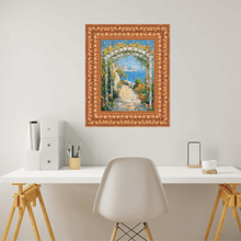 Load image into Gallery viewer, Ornate Wide Antique Gold Picture Frame 