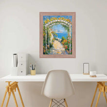 Load image into Gallery viewer, Weathered White Wash Wood Grain Picture Frame 
