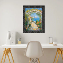 Load image into Gallery viewer, Piano Black Glossy Ornate Picture Frame 