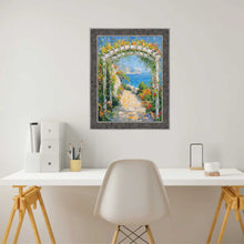 Load image into Gallery viewer, Rustic Wood Black Silver Picture Frame 