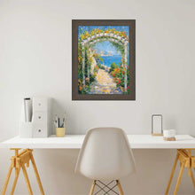 Load image into Gallery viewer, Weathered Black Wooden Grain Picture Frame 