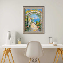 Load image into Gallery viewer, 16x20 Frame Industrial Silver Metal Slope Picture Frame
