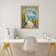 Load image into Gallery viewer, 16x20 Frame Contemporary Modern Slim Bright Gold Pebbled Texture Picture Frame