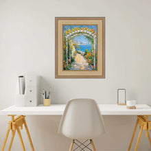 Load image into Gallery viewer, Wide Antique Silver Gold Wash Picture Frame 