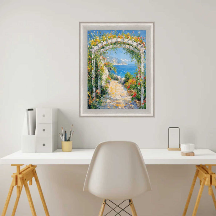 11x14 Frame  Contemporary Silver Brushed Modern Scoop Picture Frame