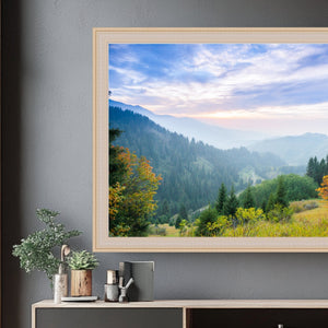 43 Inch TV Picture Frame - Decorative Custom frame for 43 inch TV  Modern Memory Design 