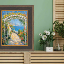 Load image into Gallery viewer, Wide Black Antique Gold Picture Frame 