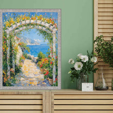 Load image into Gallery viewer, 16x20 Frame Slim Bright Chrome Silver Pebbled Texture Picture Frame