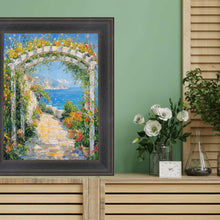 Load image into Gallery viewer, 11x14 Frame Black Hammered Flat Picture Frame
