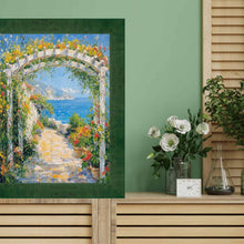 Load image into Gallery viewer, Green Burl Wood Flat Picture Frame 