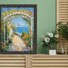 Load image into Gallery viewer, Industrial Slim Black Iron Asphalt Picture Frame-D11087 