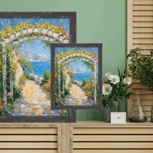Load image into Gallery viewer, 11x14 Frame Slim Teal Seaspray Chabi Chic Farmhouse Rustic Picture Frame