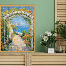 Load image into Gallery viewer, Contemporary Modern Slim Bright Gold Pebbled Texture Picture Frame 