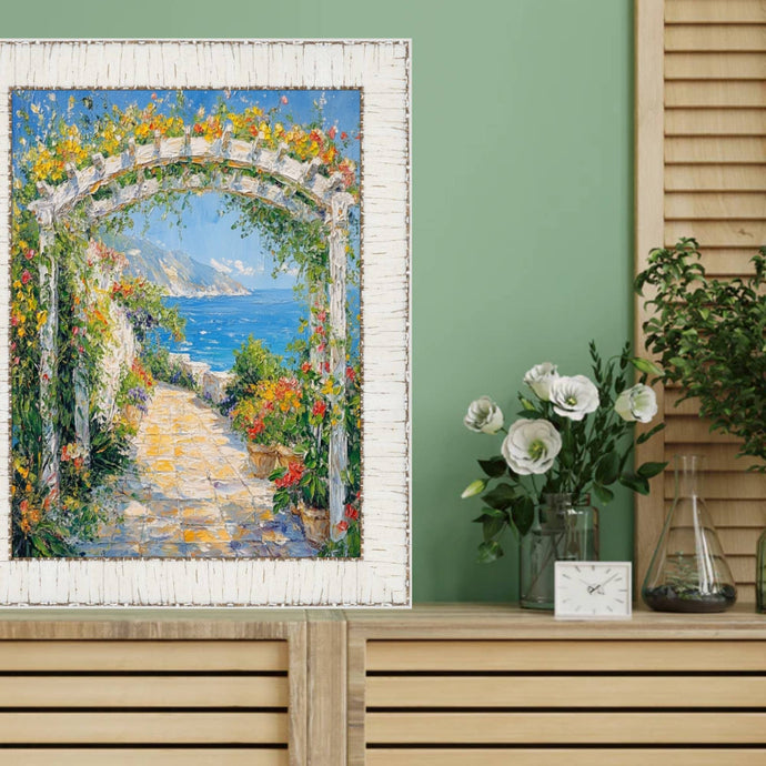 16x20 Frame White Birch Wood Scoop Picture Frame