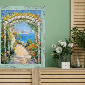 16x20 Frame Slim Teal Seaspray Chabi Chic Farmhouse Rustic Picture Frame