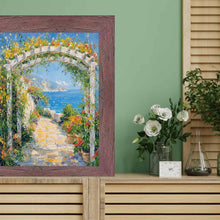 Load image into Gallery viewer, Drift Barnwood Hibiscus Rustic Picture Frame 