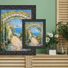 Load image into Gallery viewer, 11x14 Frame Piano Black Glossy Ornate Picture Frame