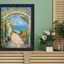 Load image into Gallery viewer, Industrial Iron Black Rail Picture Frame 