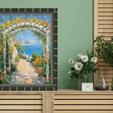 Load image into Gallery viewer, Boho Black Bamboo Wood Picture Frame