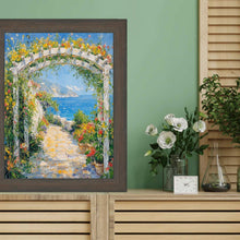 Load image into Gallery viewer, Weathered Black Wooden Grain Picture Frame 