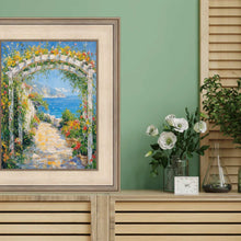 Load image into Gallery viewer, Wide Silver Leaf Flat Panel Picture Frame 