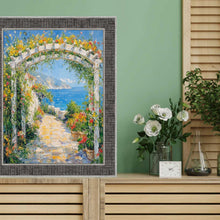 Load image into Gallery viewer, 11x14 Frame Rustic Wood Black Silver Picture Frame