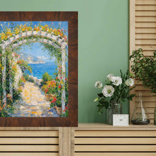 Load image into Gallery viewer, Brown Coffee Burl Wood Flat Picture Frame 