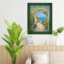 Load image into Gallery viewer, Green Burl Wood Flat Picture Frame 
